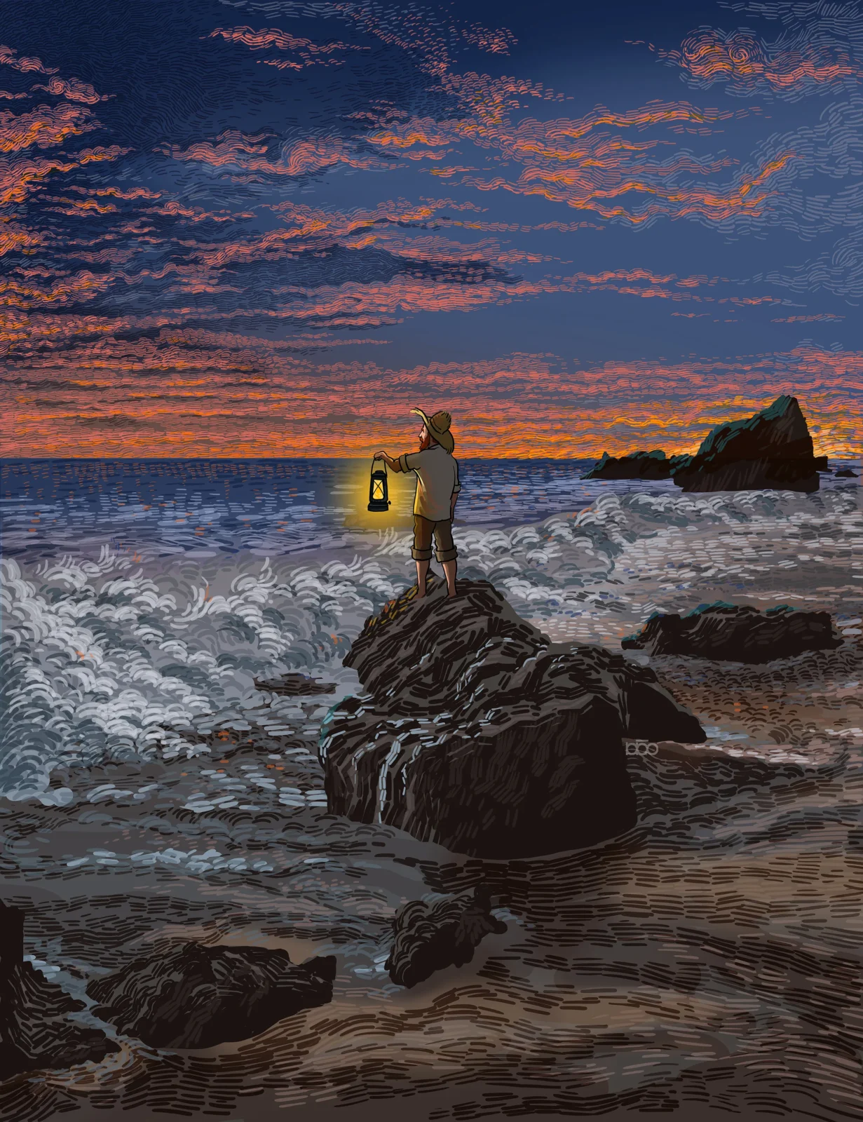 Alireza Karimi Moghaddam_Van Gogh and the sea