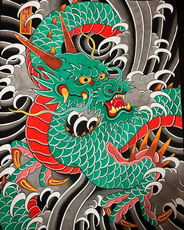 Dragon Japanese Tattoo