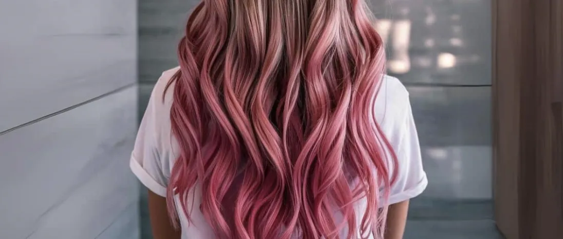 pink Ombre hair