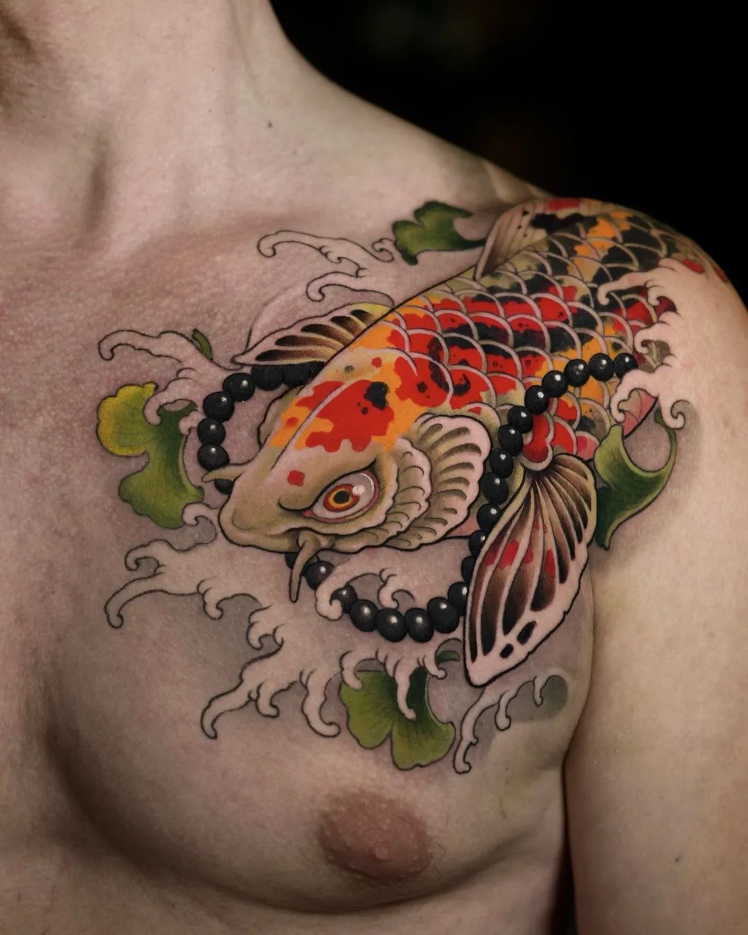 Two Koi Fish Tattoo Designs