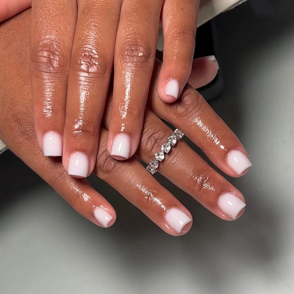 Short White Nail Designs