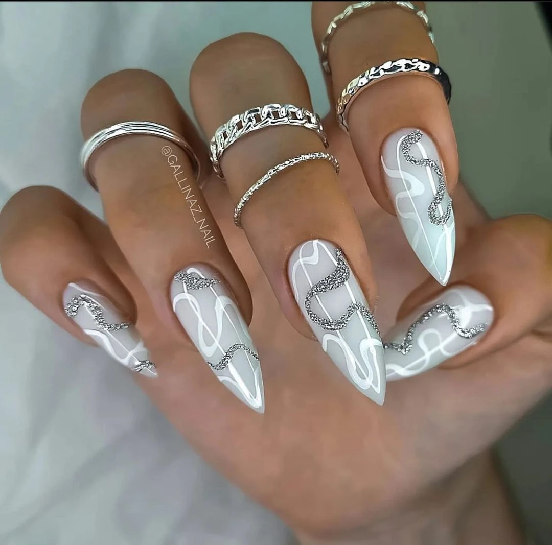 Short White Nail Designs