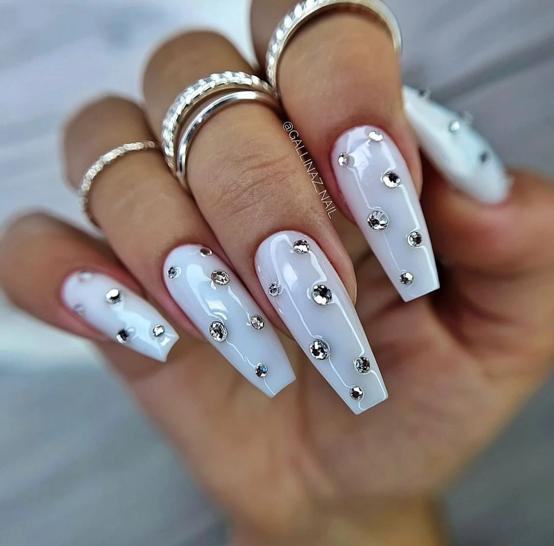 Short White Nail Designs