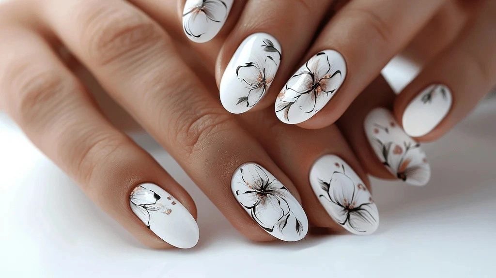 White Nail Art Designs