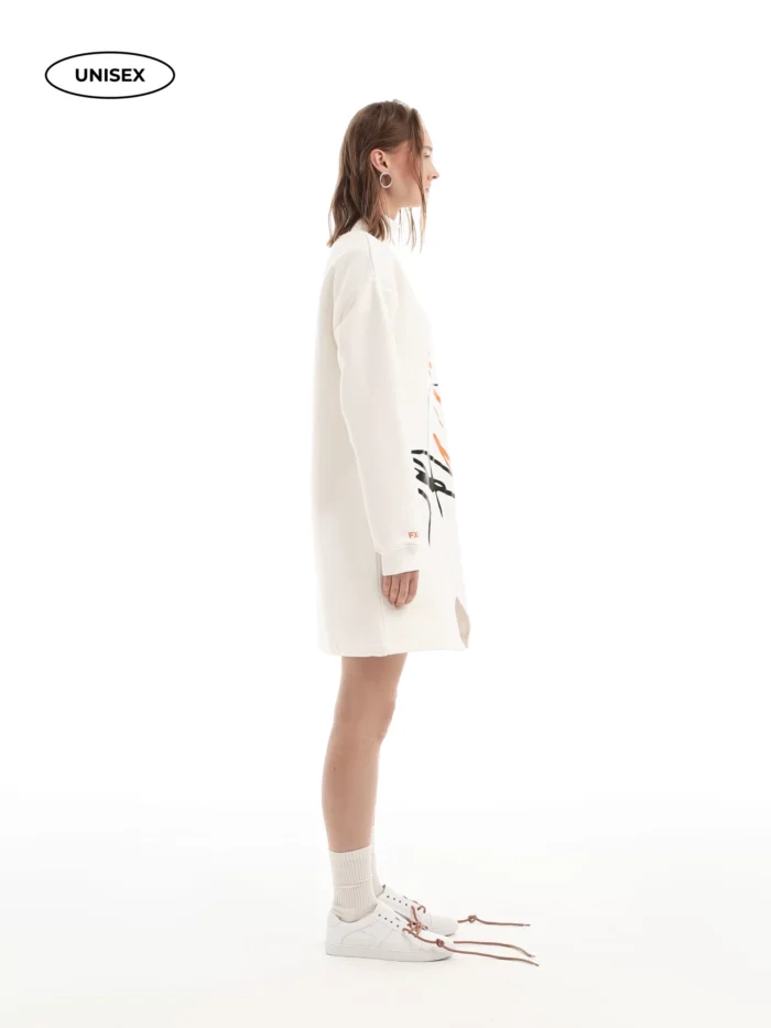 WHITE PULLOVER DRESS - Image 6