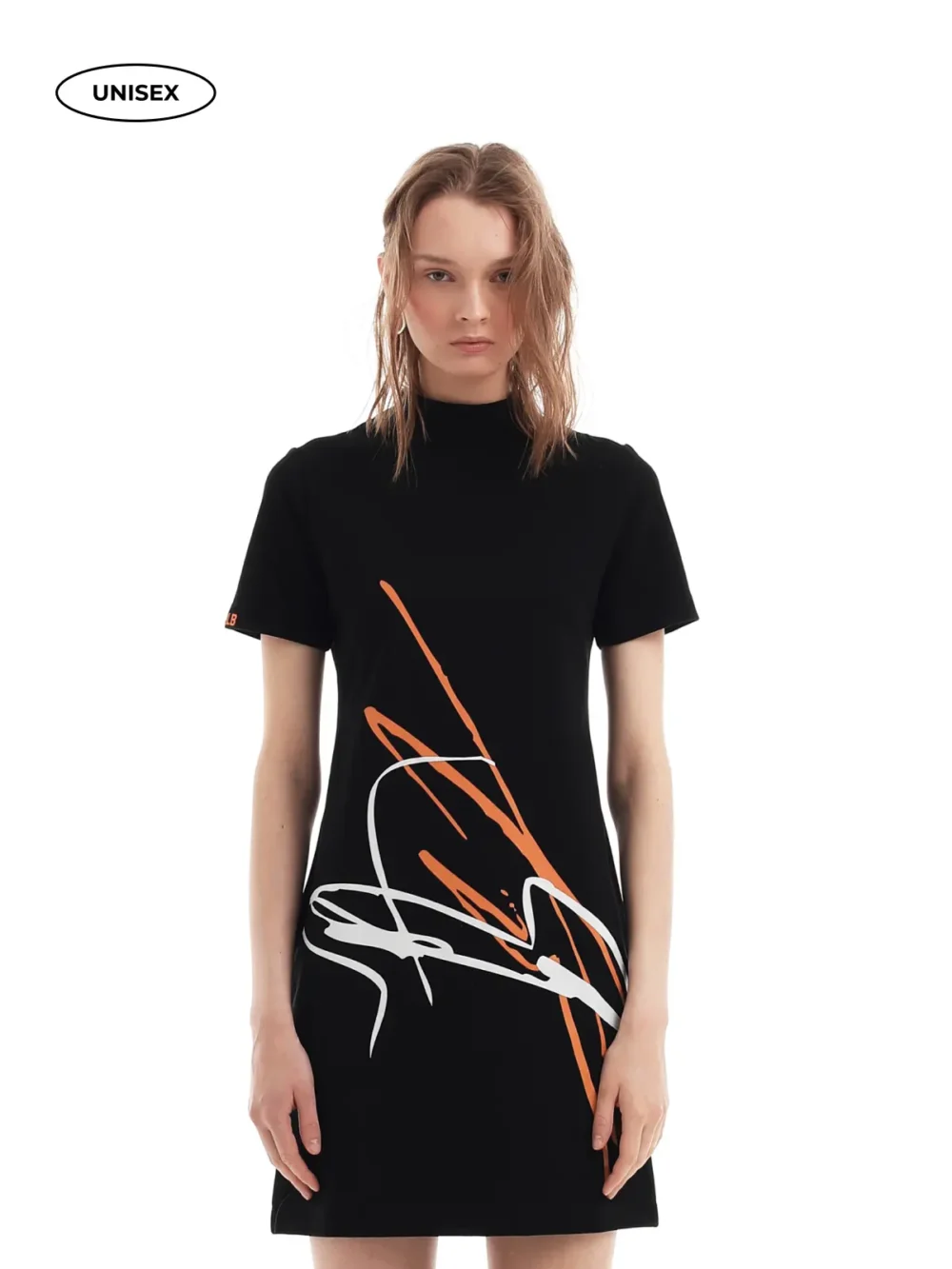 ELONGATED BLACK DRESS