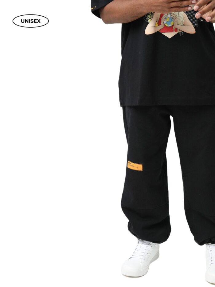 BLACK TRACK PANTS - Image 2
