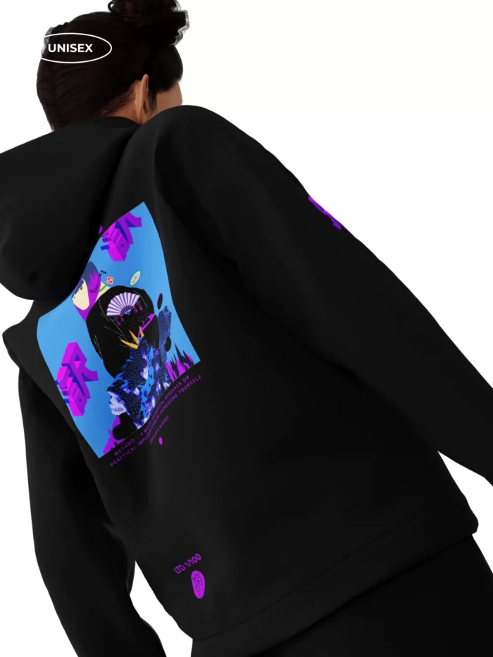 BLACK FLEECE HOODIE - Image 8