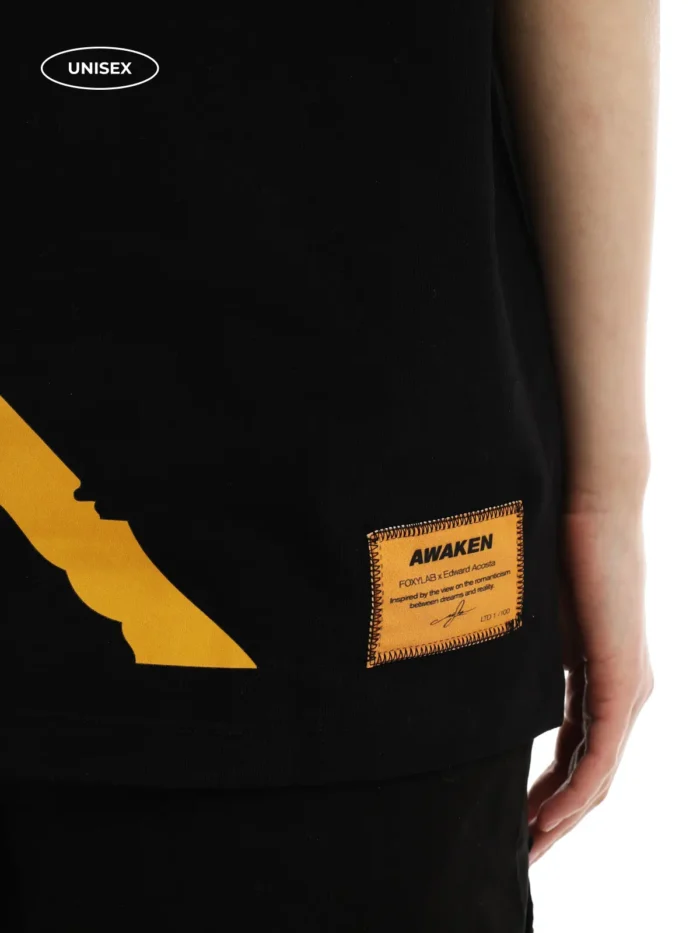 OVERSIZED BLACK TEE - Image 9