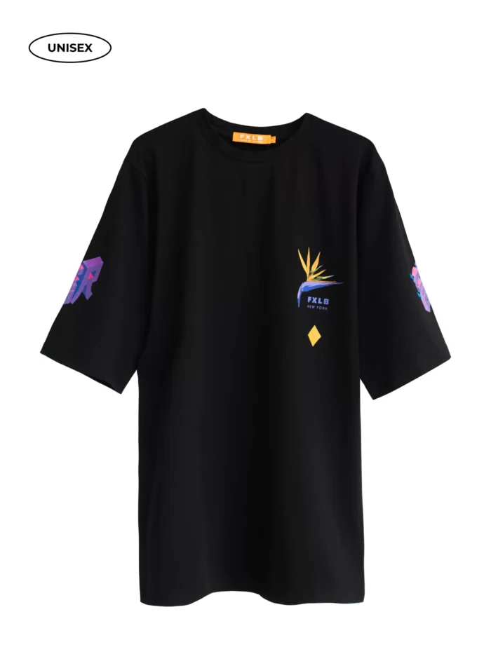 BLACK JERSEY T-SHIRT
