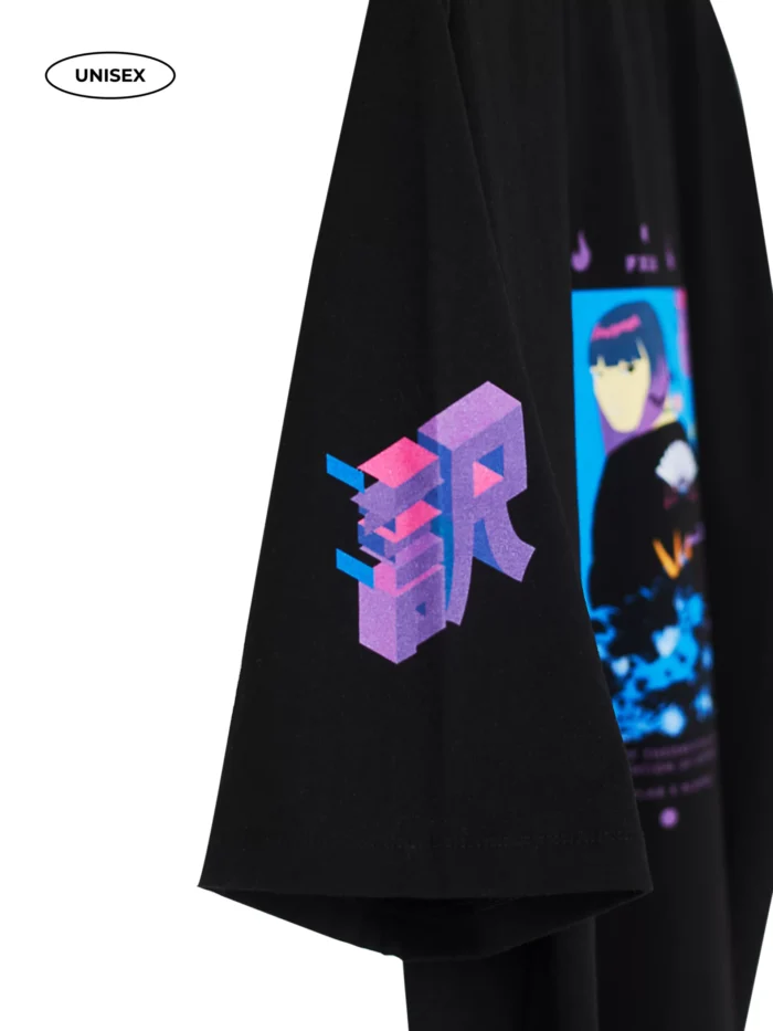 BLACK JERSEY T-SHIRT - Image 4