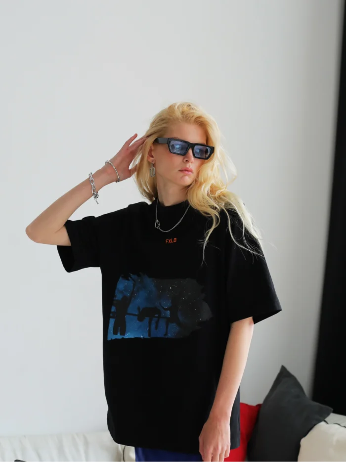 BLACK T-SHIRT "THE HIGHEST LEVEL" - Image 5