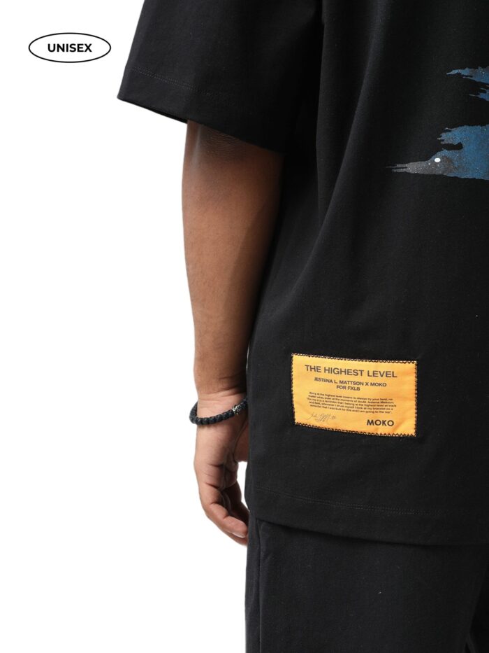 BLACK T-SHIRT "THE HIGHEST LEVEL" - Image 7