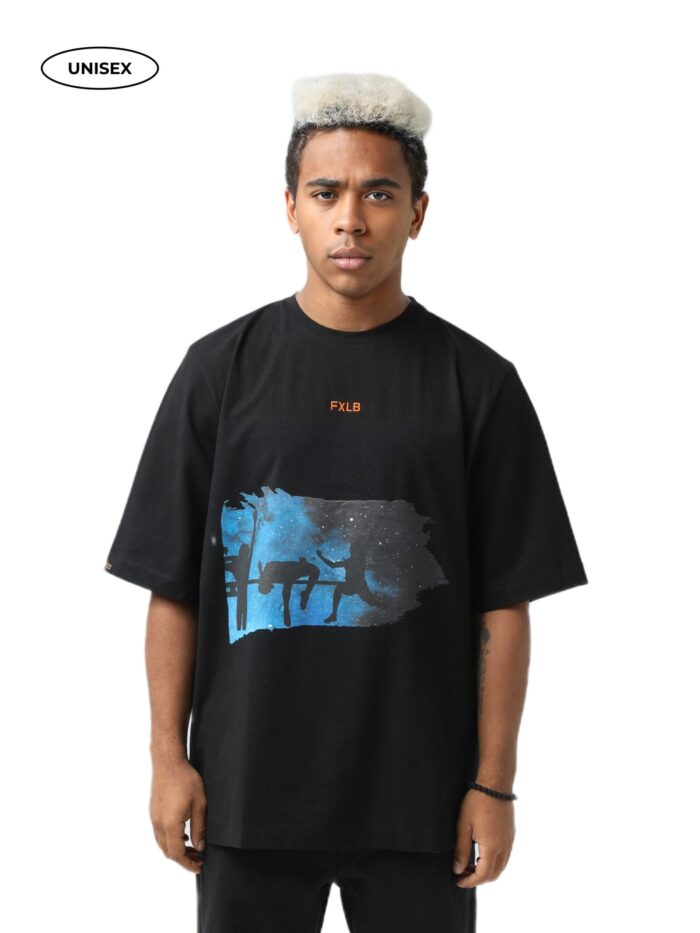 BLACK T-SHIRT "THE HIGHEST LEVEL"