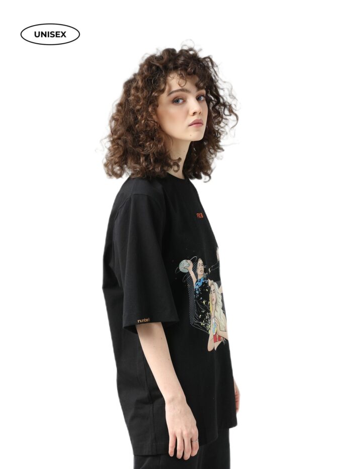 BLACK T-SHIRT "THE TRUE ART” - Image 3