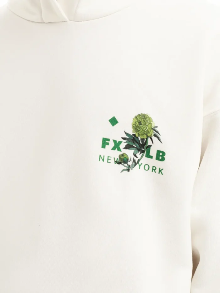 WHITE FLEECE HOODIE - Image 11