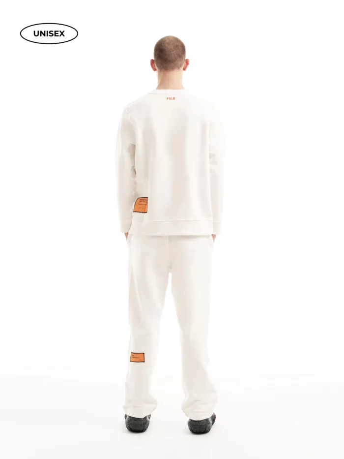 WHITE FLEECE PULLOVER - Image 8
