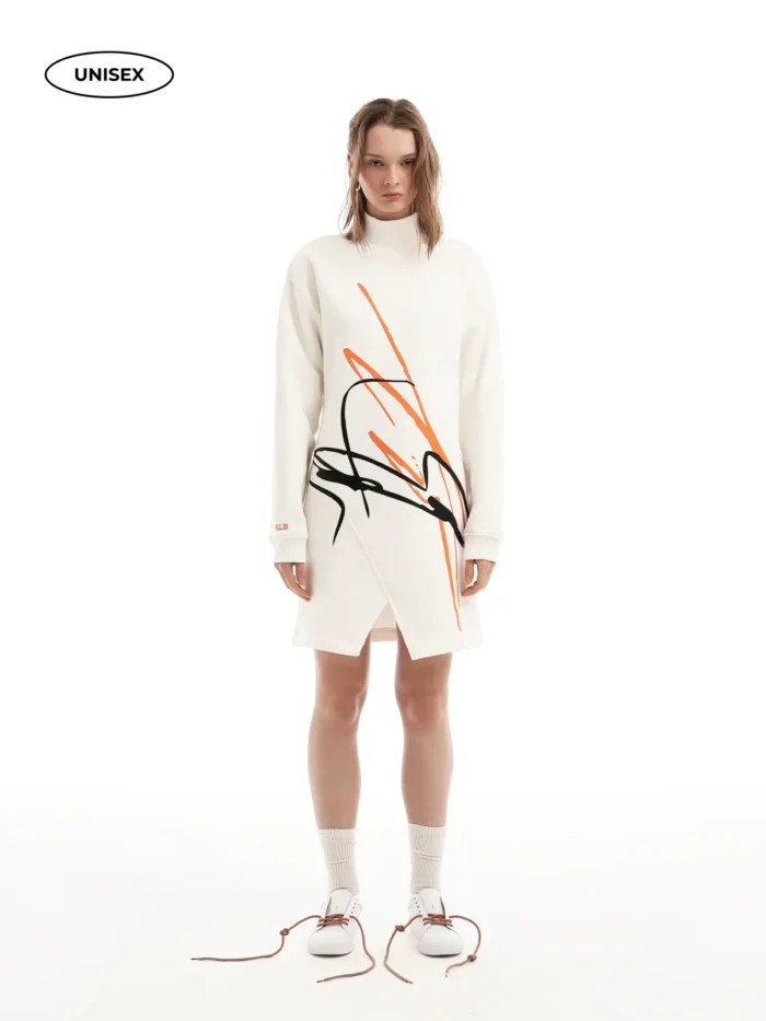 WHITE PULLOVER DRESS - Image 2