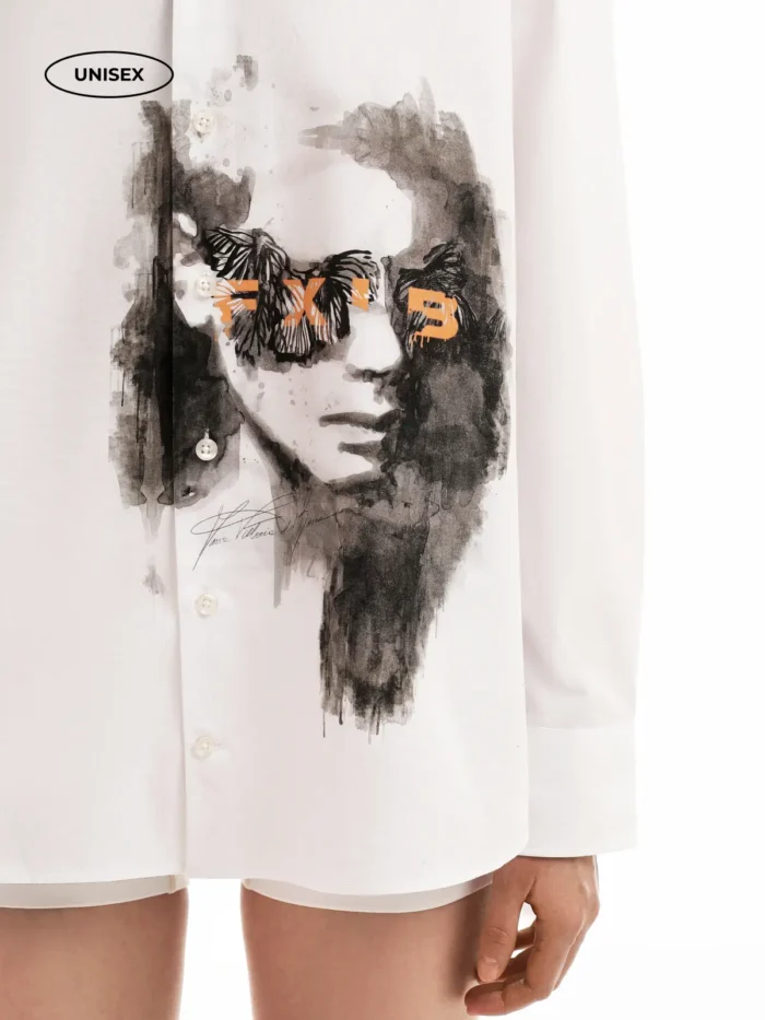 WHITE COTTON SHIRT - Image 9
