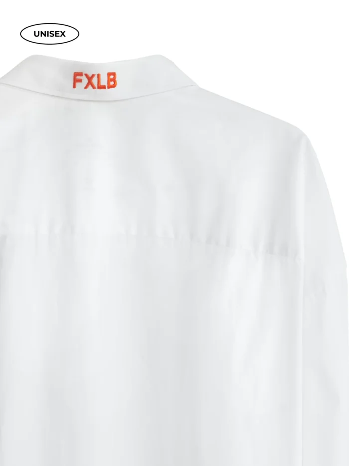 WHITE COTTON SHIRT - Image 4