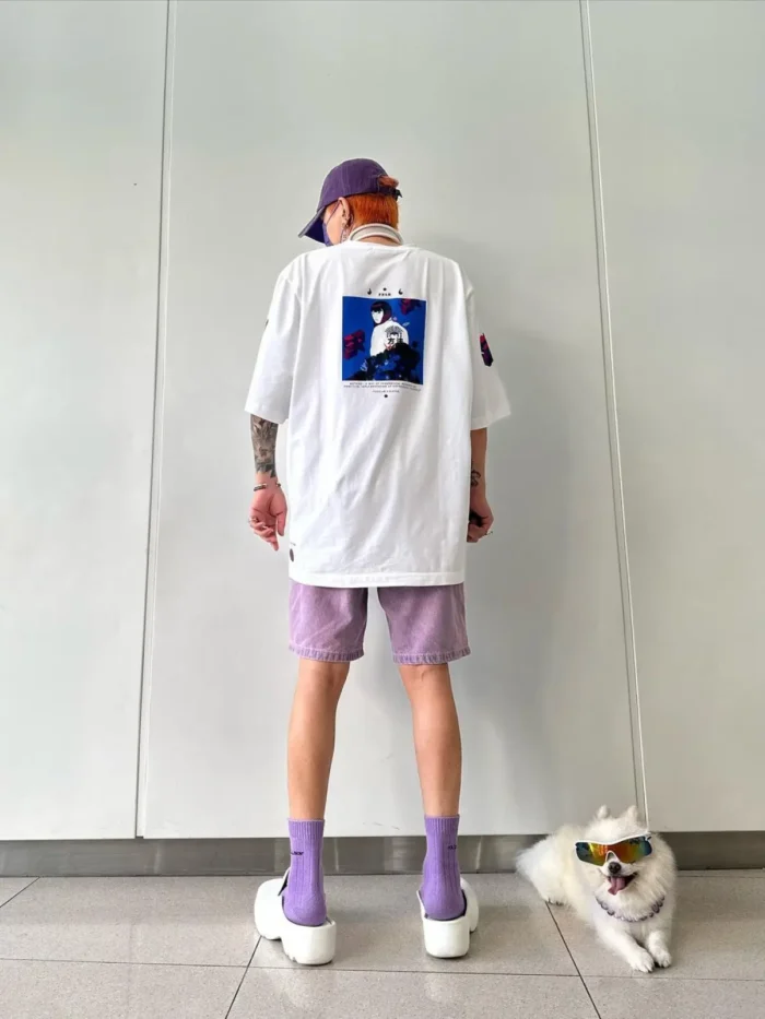 WHITE JERSEY T-SHIRT - Image 12