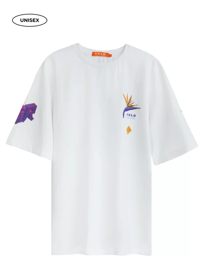 WHITE JERSEY T-SHIRT