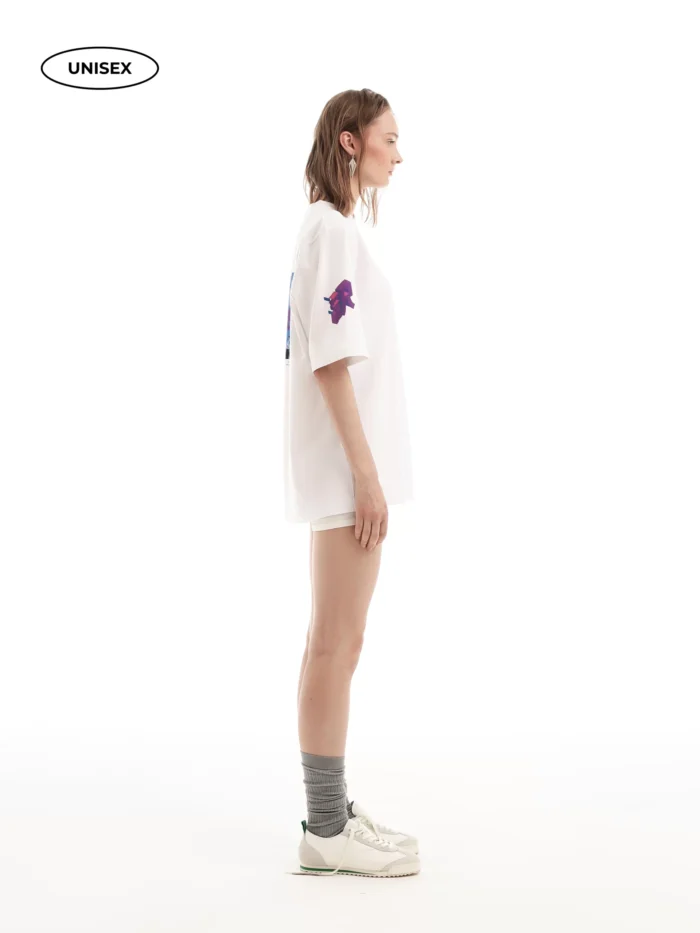 WHITE JERSEY T-SHIRT - Image 6
