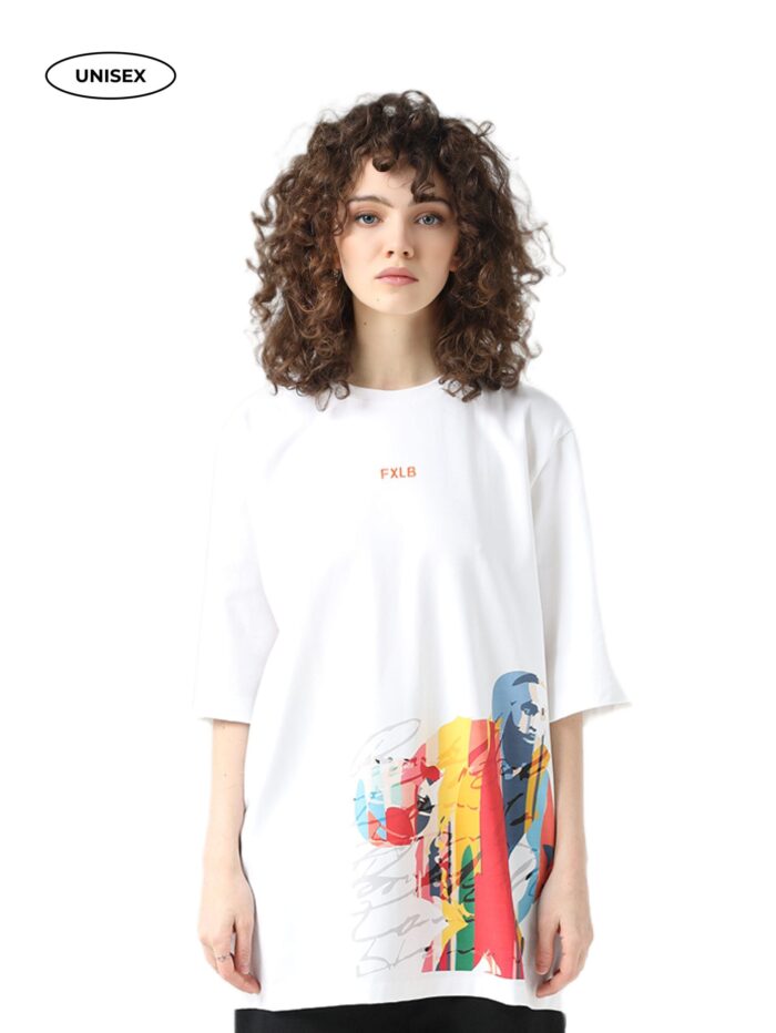 WHITE T-SHIRT "CADENCE, RHYTHM, TEMPO"