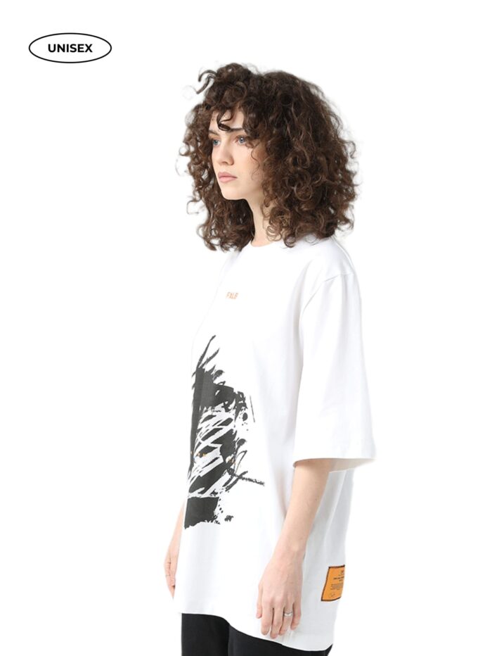 WHITE T-SHIRT "CADENCE, RHYTHM, TEMPO" - Image 2