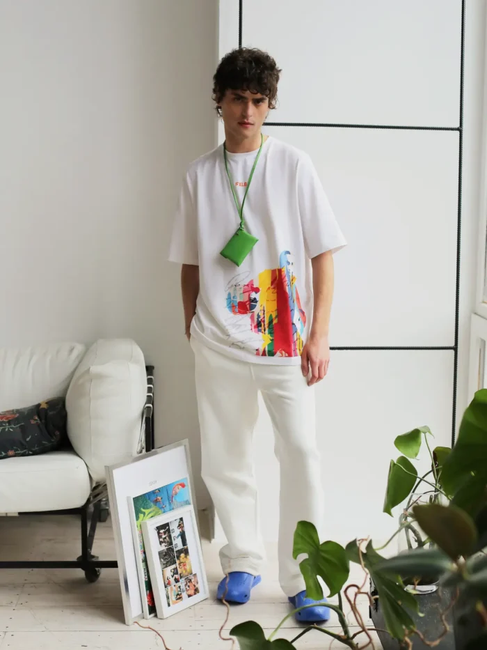 WHITE T-SHIRT "CADENCE, RHYTHM, TEMPO" - Image 5