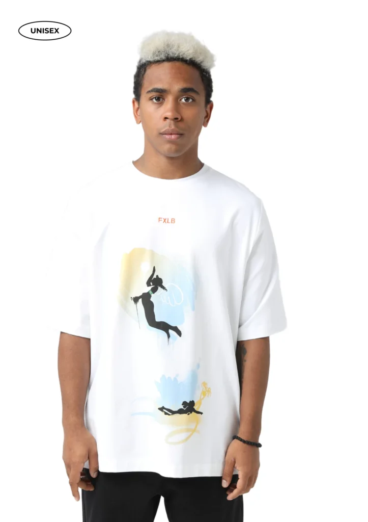 WHITE T-SHIRT “DO IT WITH JOY”