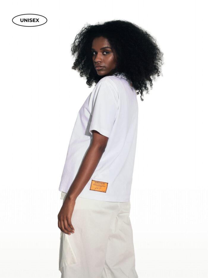 WHITE TEE SHORT - Image 5
