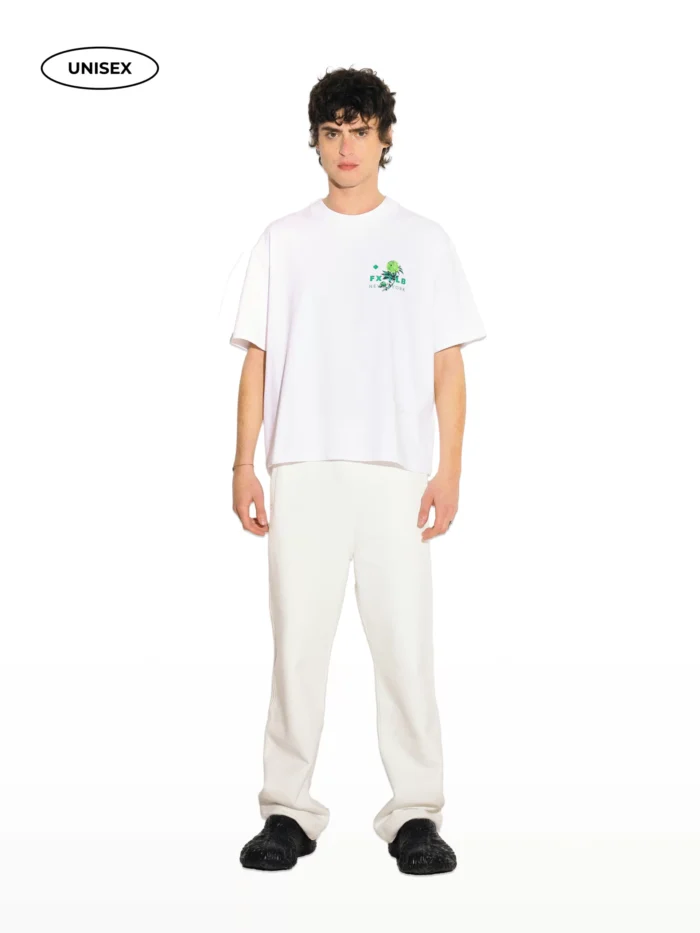 WHITE T-SHIRT SHORT - Image 2