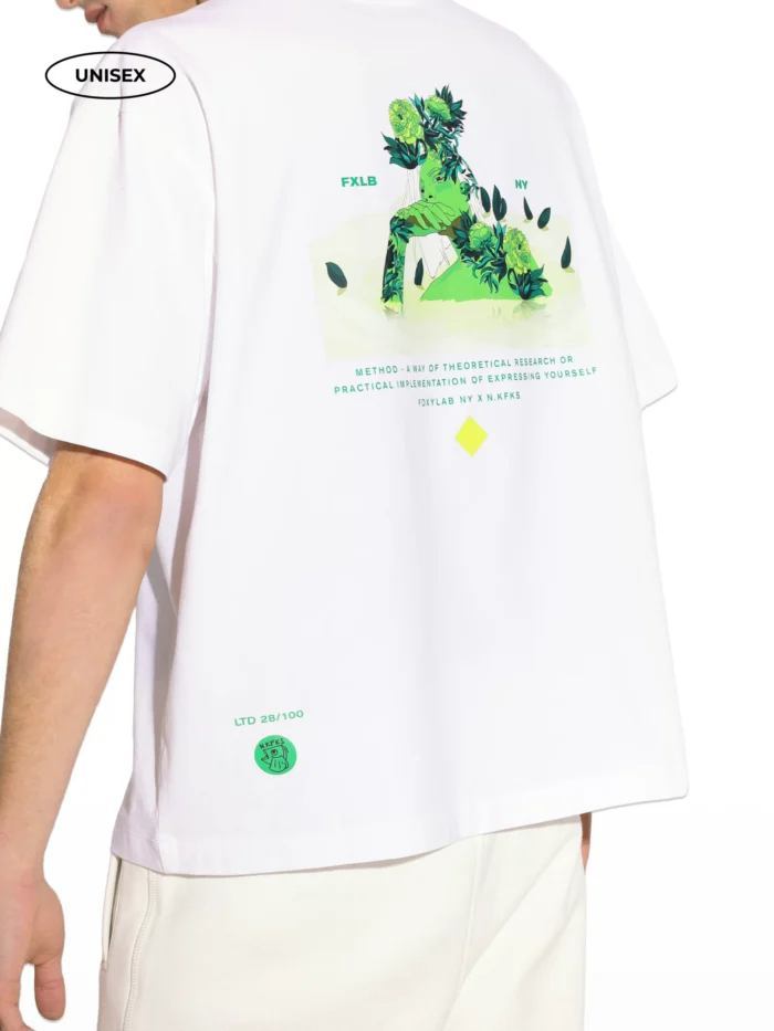 WHITE T-SHIRT SHORT - Image 9