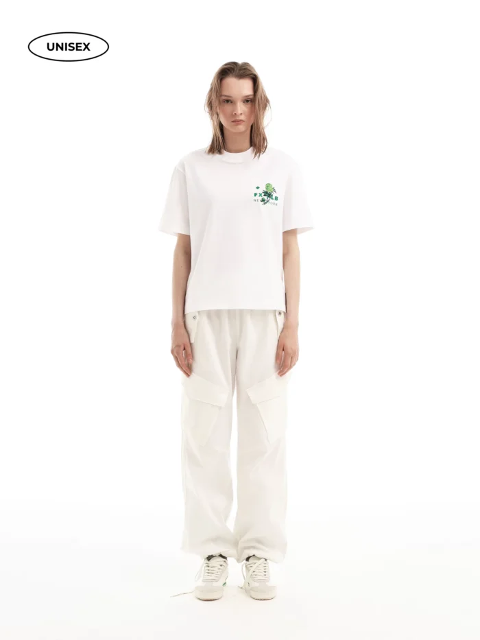 WHITE T-SHIRT SHORT - Image 3