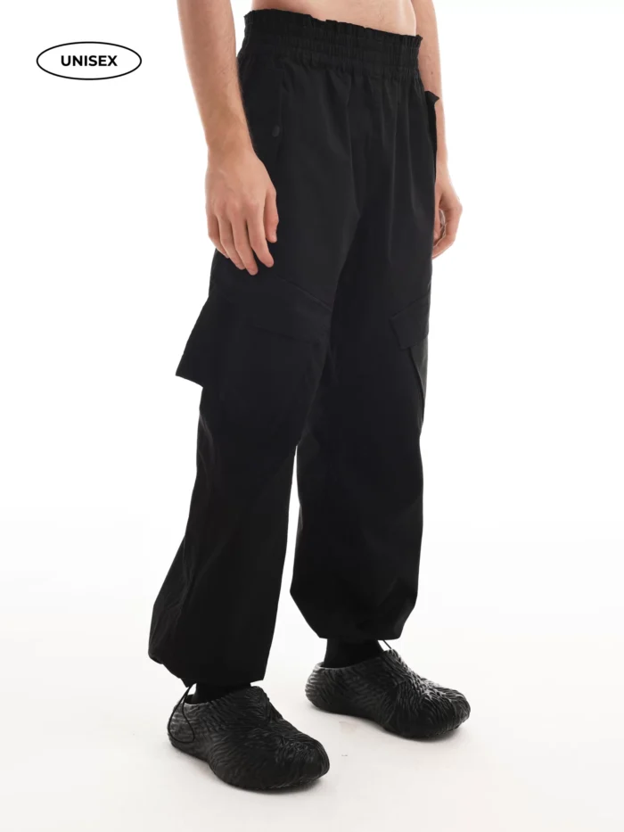 BLACK CARGO PANTS - Image 7