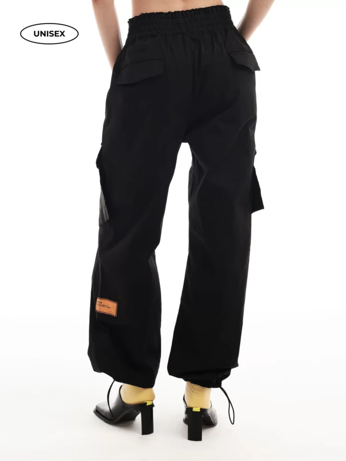 BLACK CARGO PANTS - Image 8