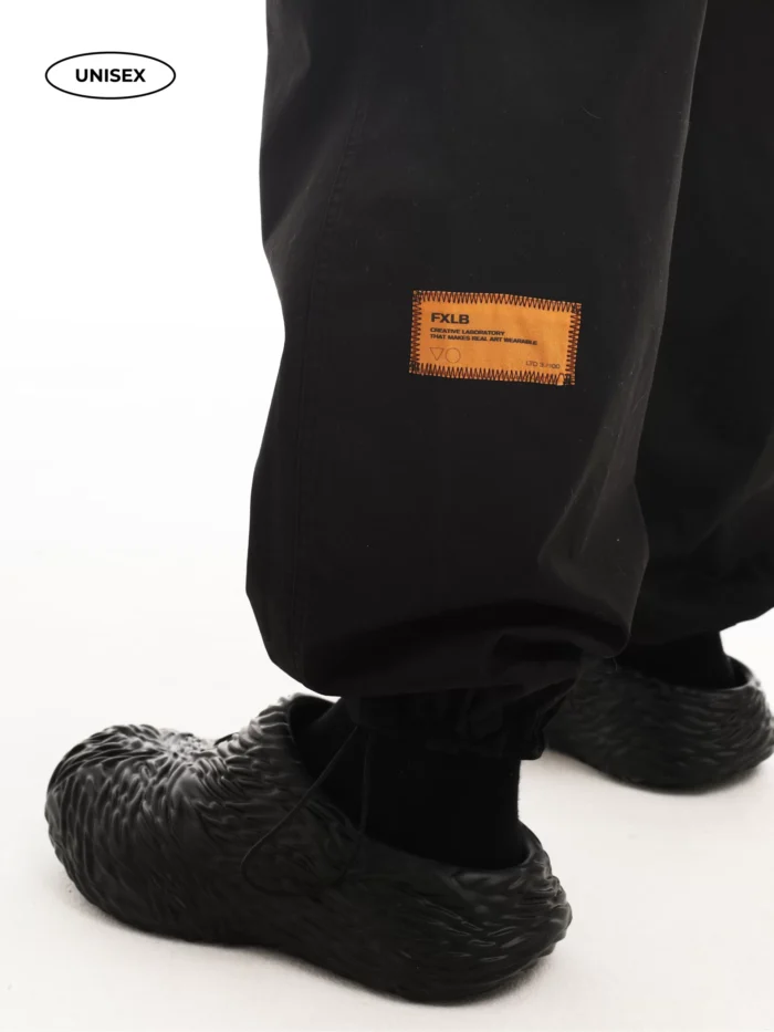 BLACK CARGO PANTS - Image 14