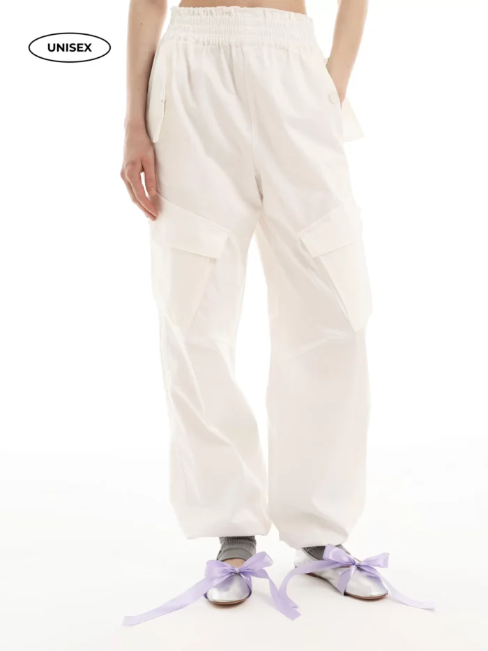 ECRU CARGO PANTS - Image 6
