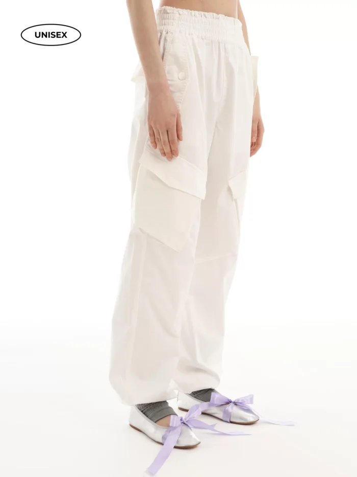 ECRU CARGO PANTS - Image 9