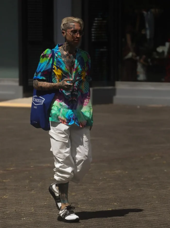 ECRU CARGO PANTS - Image 16