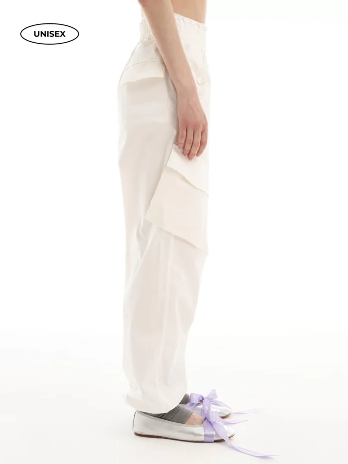 ECRU CARGO PANTS - Image 10