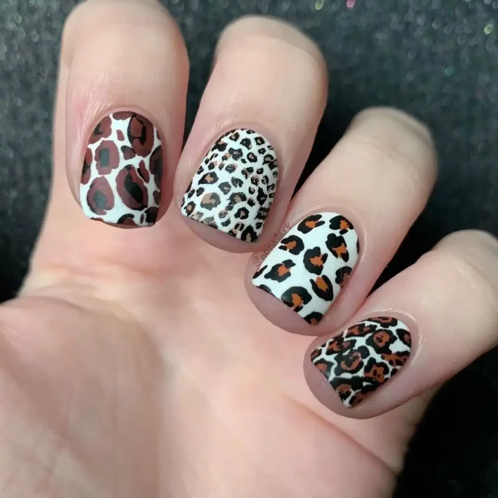 Animal Prints nail design