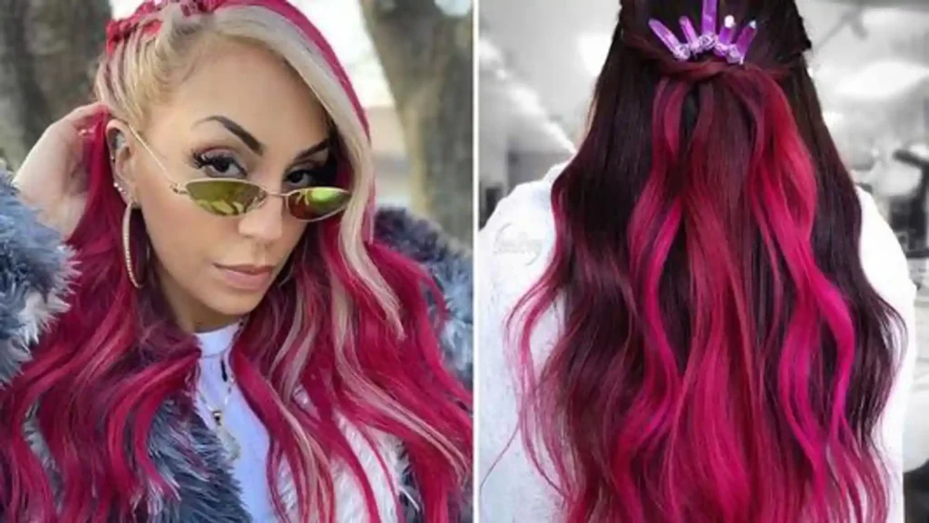 Purple and Pink Magenta Ombre