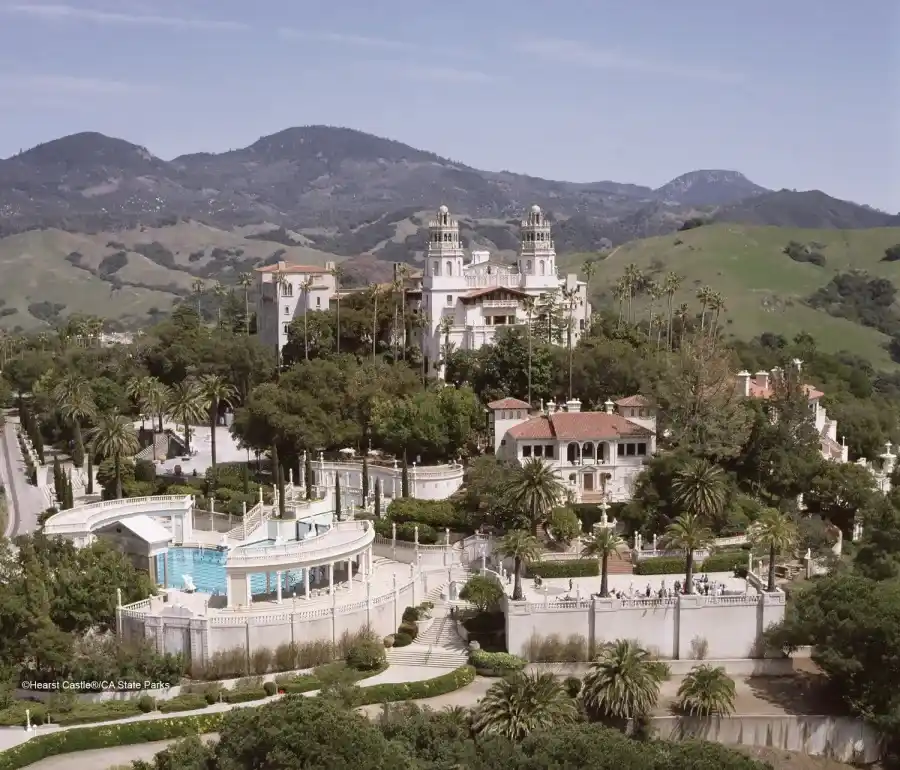Julia Morgan’s Hearst Castle, photo from Hearst Castle/CA State Parks.