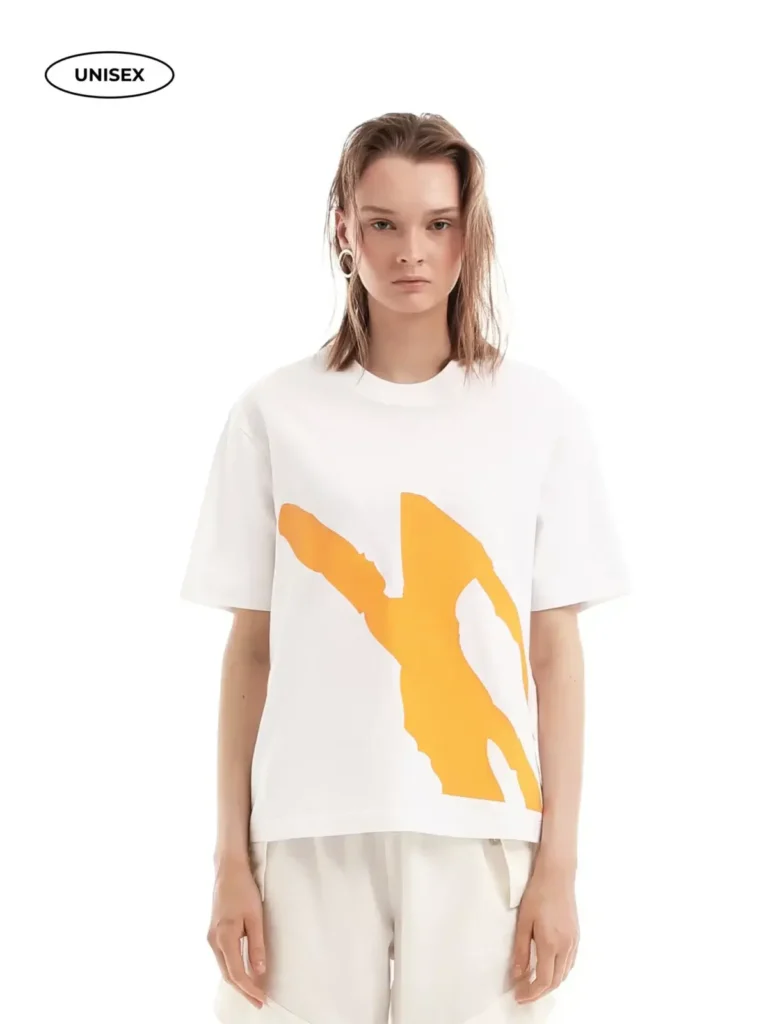 white tee awaken short