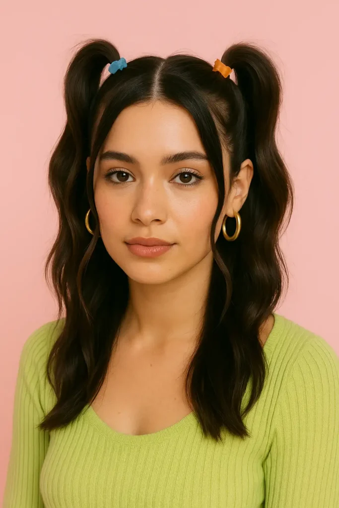 Half-Up Pigtails hairstyle