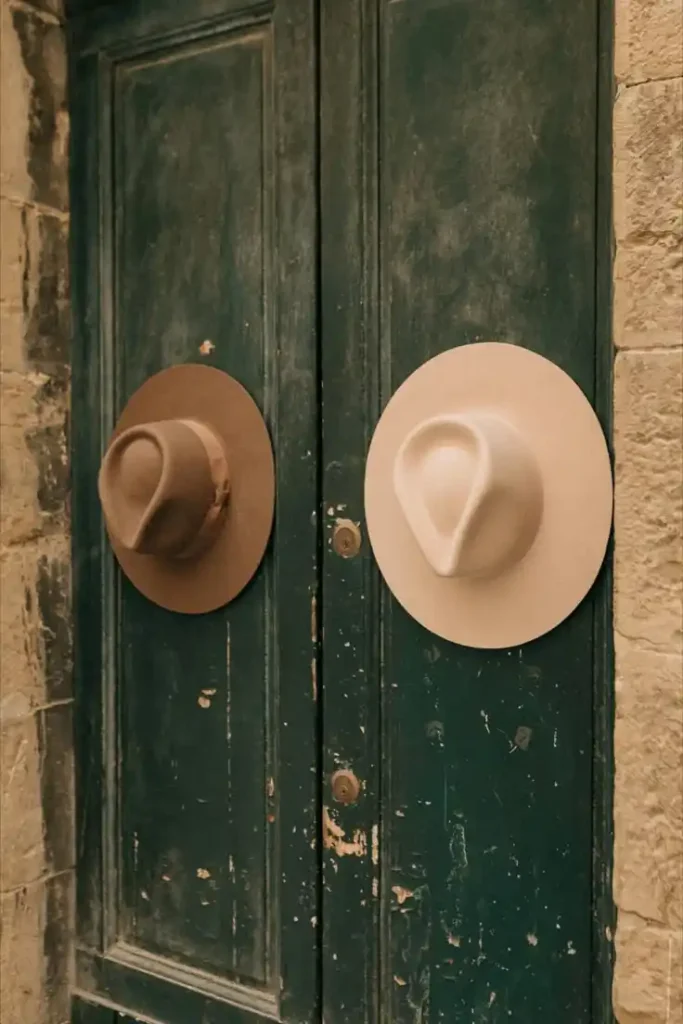 show hats in image