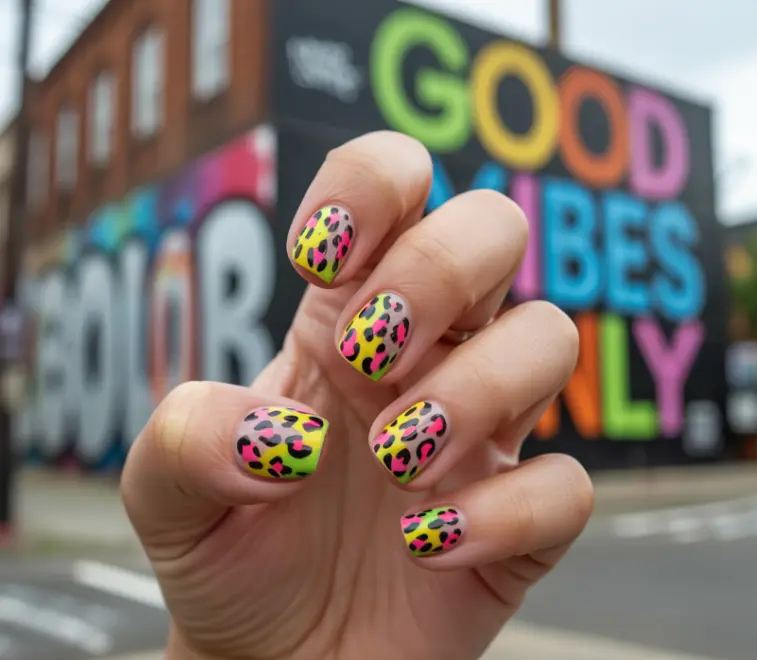 Neon Animal Print