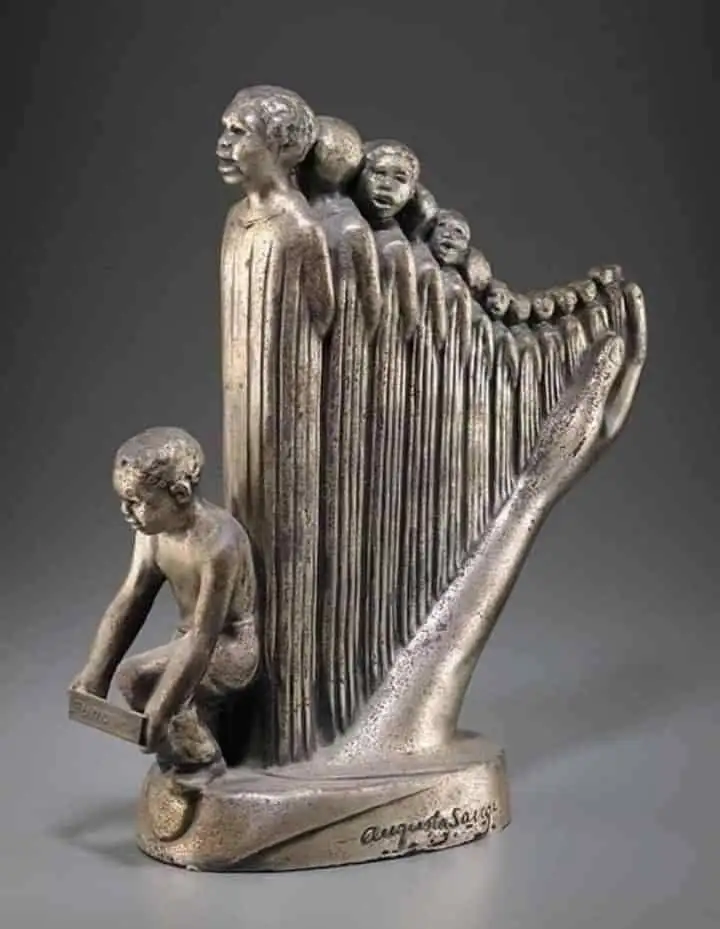 Augusta Savage's artwork "The harp.